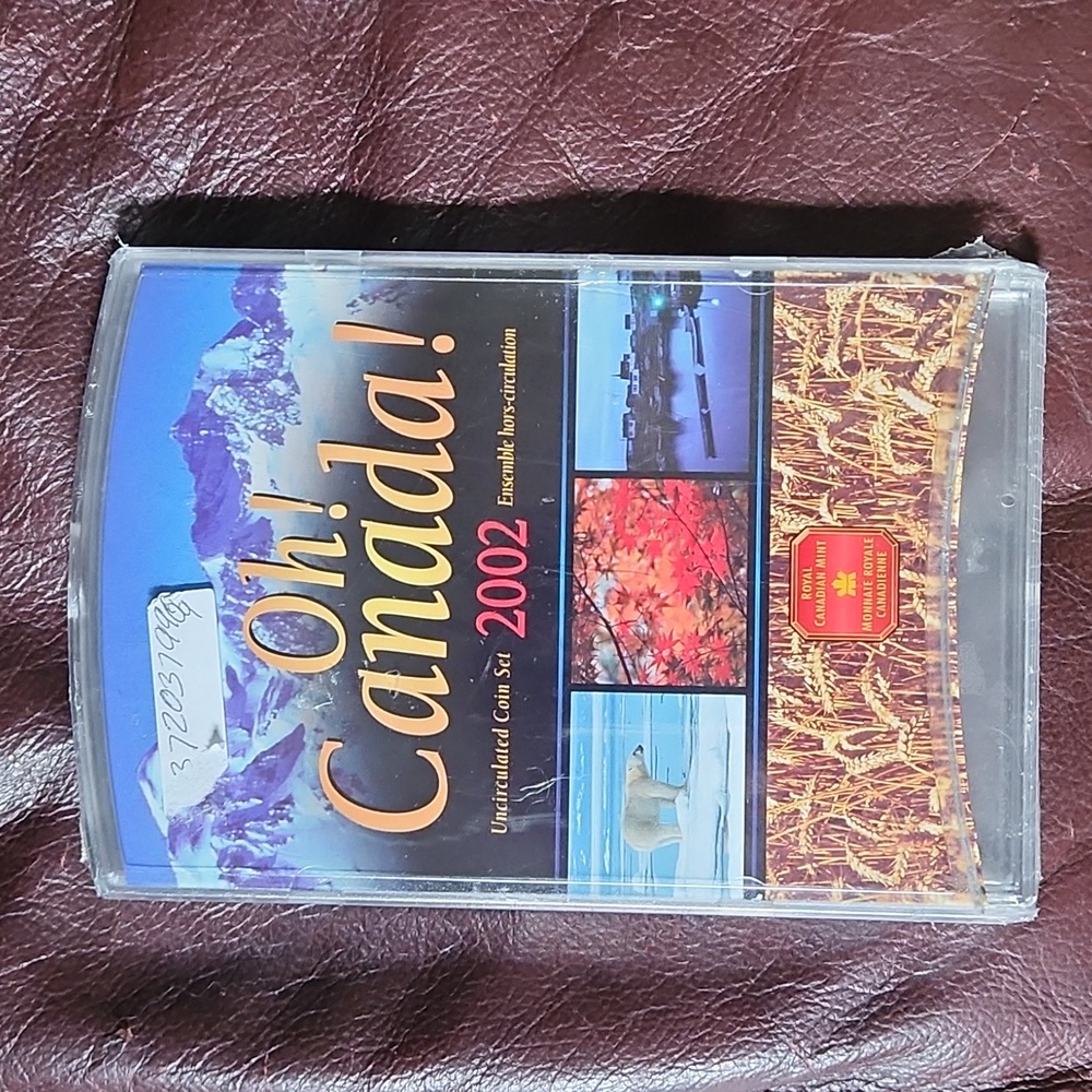 2002 Oh! Canada! Royal Canadian Mint Uncirculated Coin Set, 7 Coins